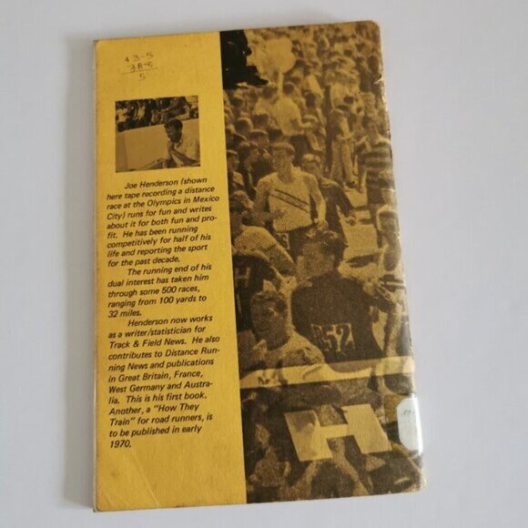 1976 Long Slow Distance Running Book DAMAGED Joe Henderson Marathon Training - Picture 3 of 10